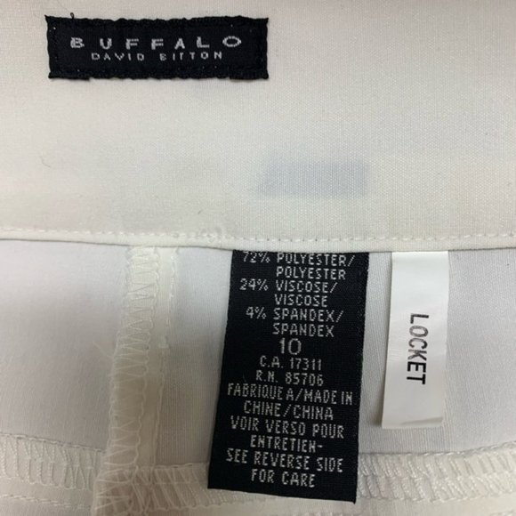 White Pant Buffalo David Bitton with Studs - Picture 5 of 6